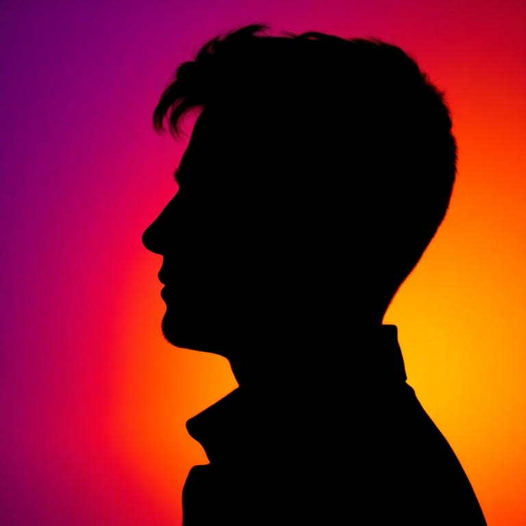 Business Owner spotlight silhouette