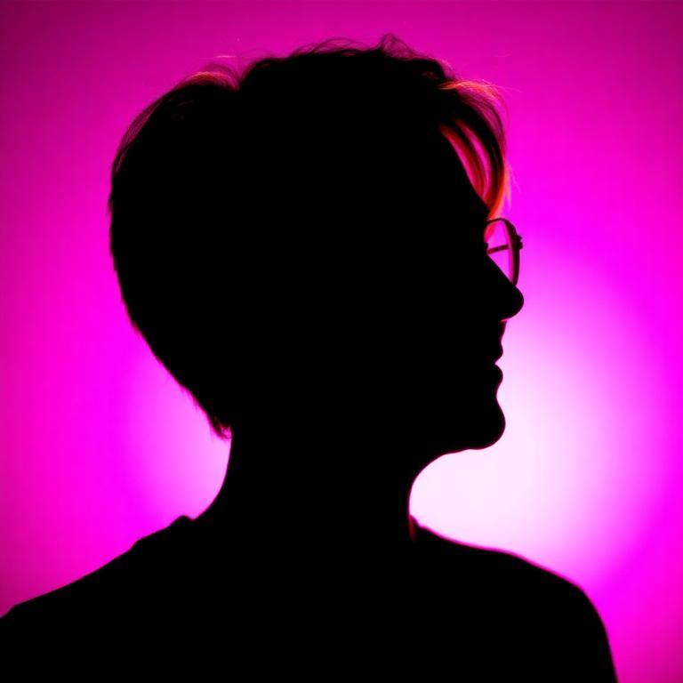 Leader spotlight silhouette